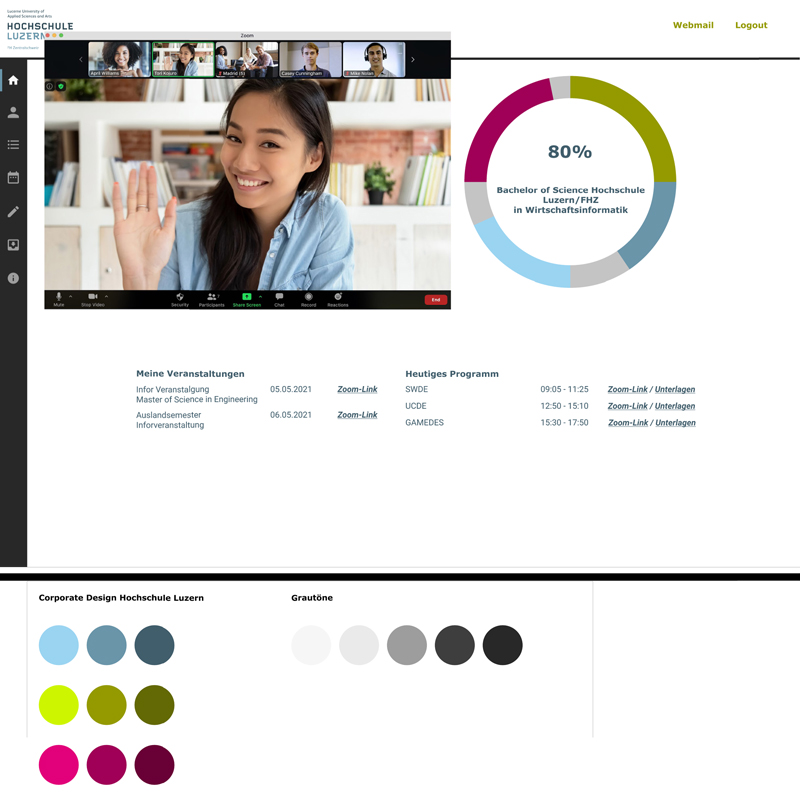 project optimization of the organization of studies at the University Lucerne