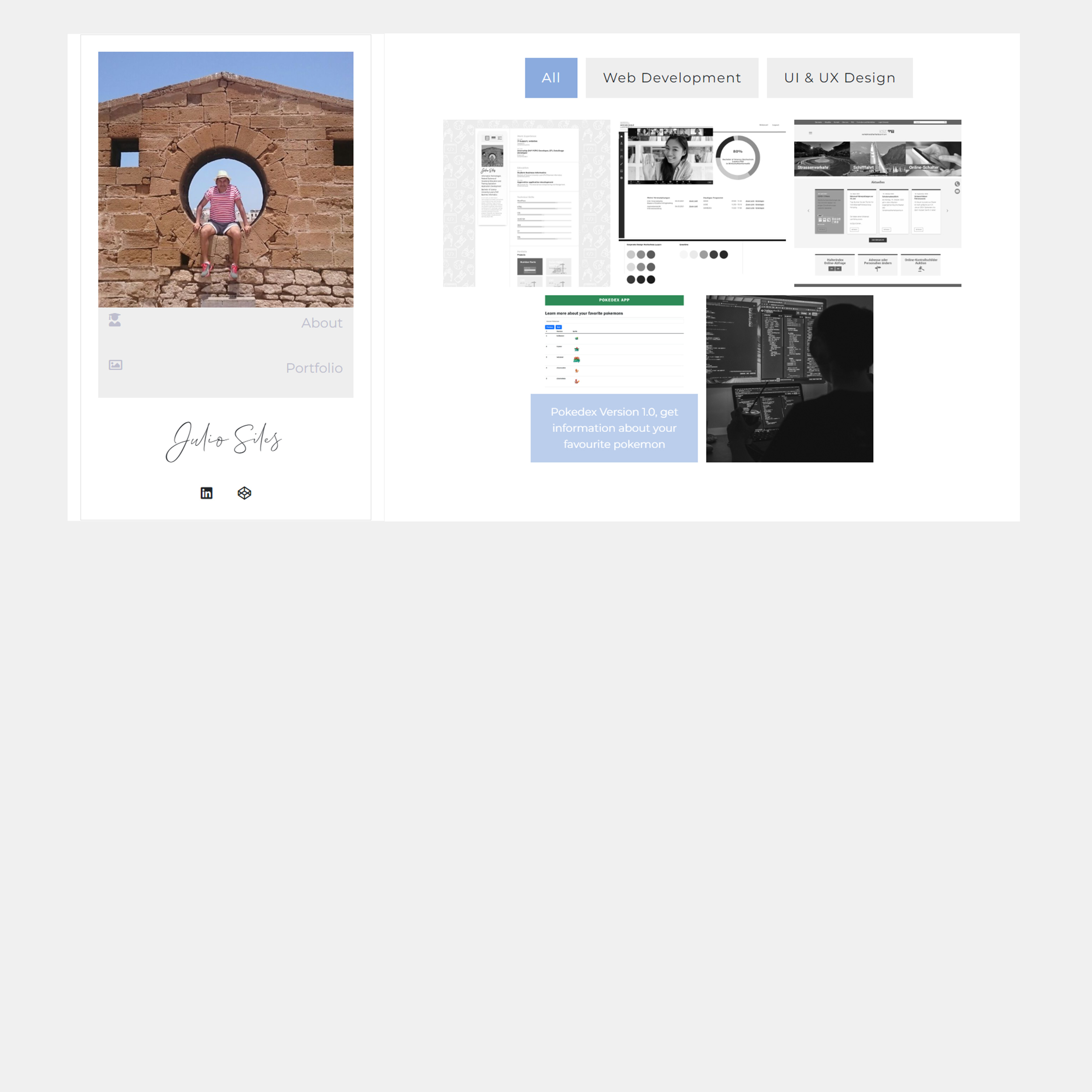 project personal website version 2.0